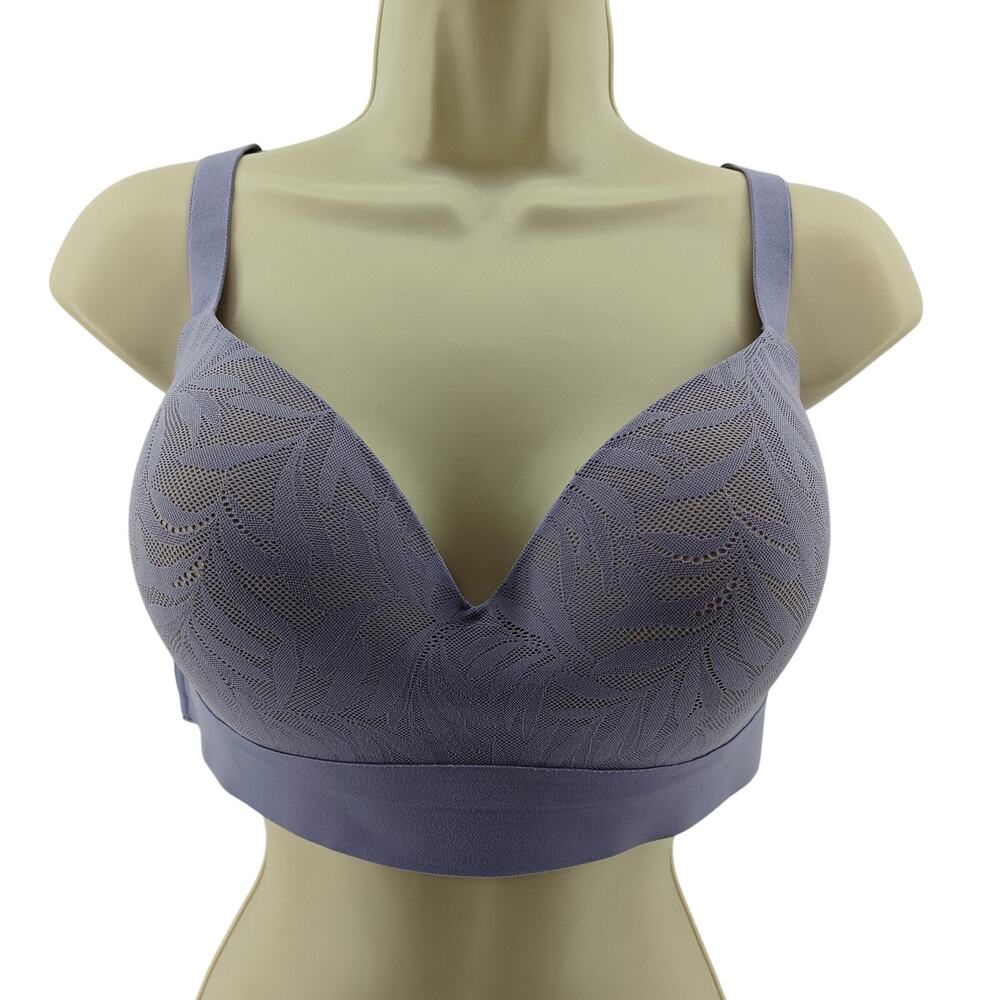 Soma Enbliss Wireless Bra Lavender Soft T Shirt With Lace 38D